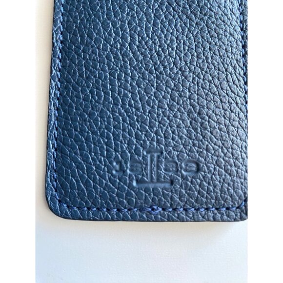 Lucchese Leather Passport Holder + Luggage Tag Set – Navy Blue R1236-4014 - Picture 3 of 13